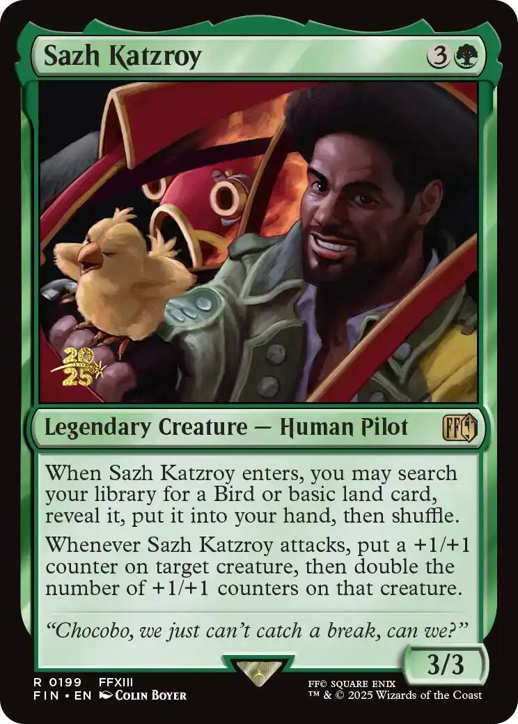 Sazh Katzroy [FINAL FANTASY Prerelease Promo] | Anubis Games and Hobby