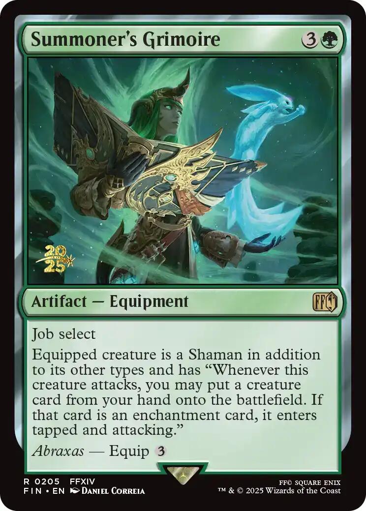 Summoner's Grimoire [FINAL FANTASY Prerelease Promo] | Anubis Games and Hobby