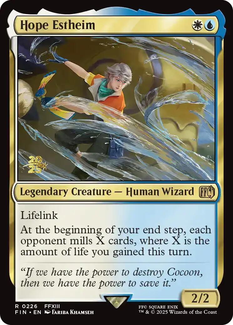 Hope Estheim [FINAL FANTASY Prerelease Promo] | Anubis Games and Hobby