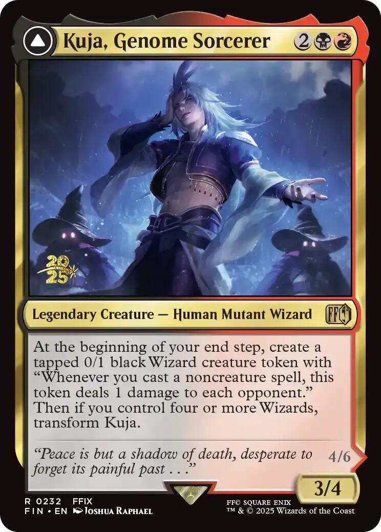 Kuja, Genome Sorcerer // Trance Kuja, Fate Defied [FINAL FANTASY Prerelease Promo] | Anubis Games and Hobby