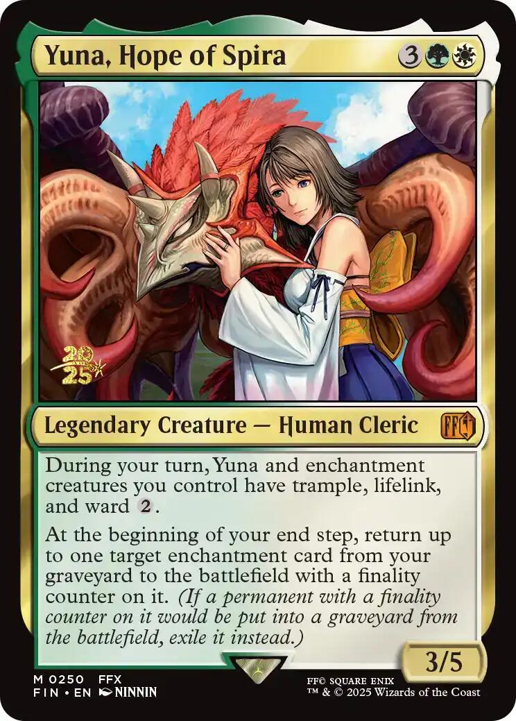 Yuna, Hope of Spira [FINAL FANTASY Prerelease Promo] | Anubis Games and Hobby