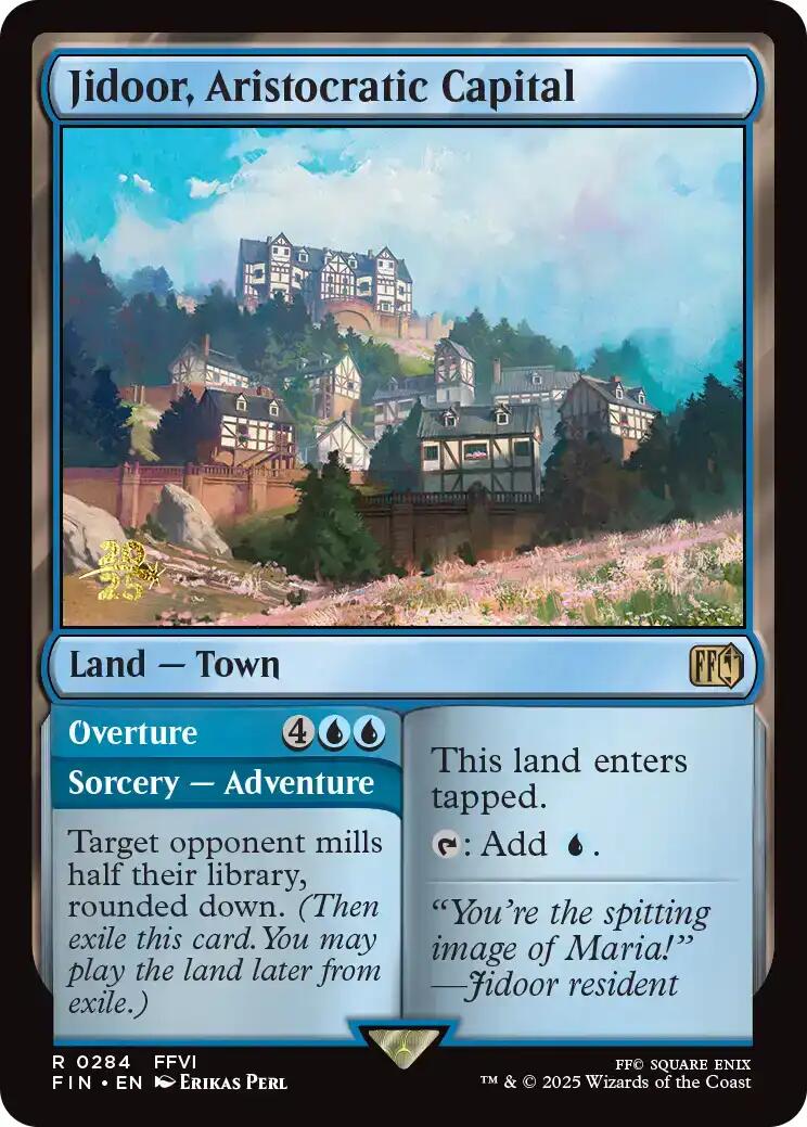 Jidoor, Aristocratic Capital [FINAL FANTASY Prerelease Promo] | Anubis Games and Hobby