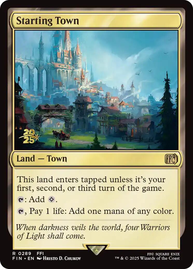 Starting Town [FINAL FANTASY Prerelease Promo] | Anubis Games and Hobby