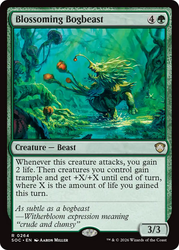 Blossoming Bogbeast [Secrets of Strixhaven Commander] | Anubis Games and Hobby