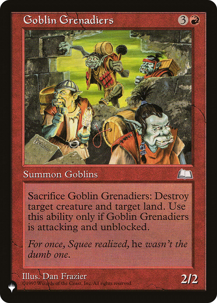 Goblin Grenadiers [The List Reprints] | Anubis Games and Hobby