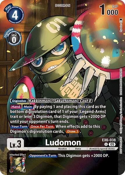 Ludomon [EX6-038] (Box Topper) [Versus Monsters] | Anubis Games and Hobby