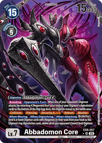 Abbadomon Core [EX9-057] (Alternate Art) [Versus Monsters] | Anubis Games and Hobby