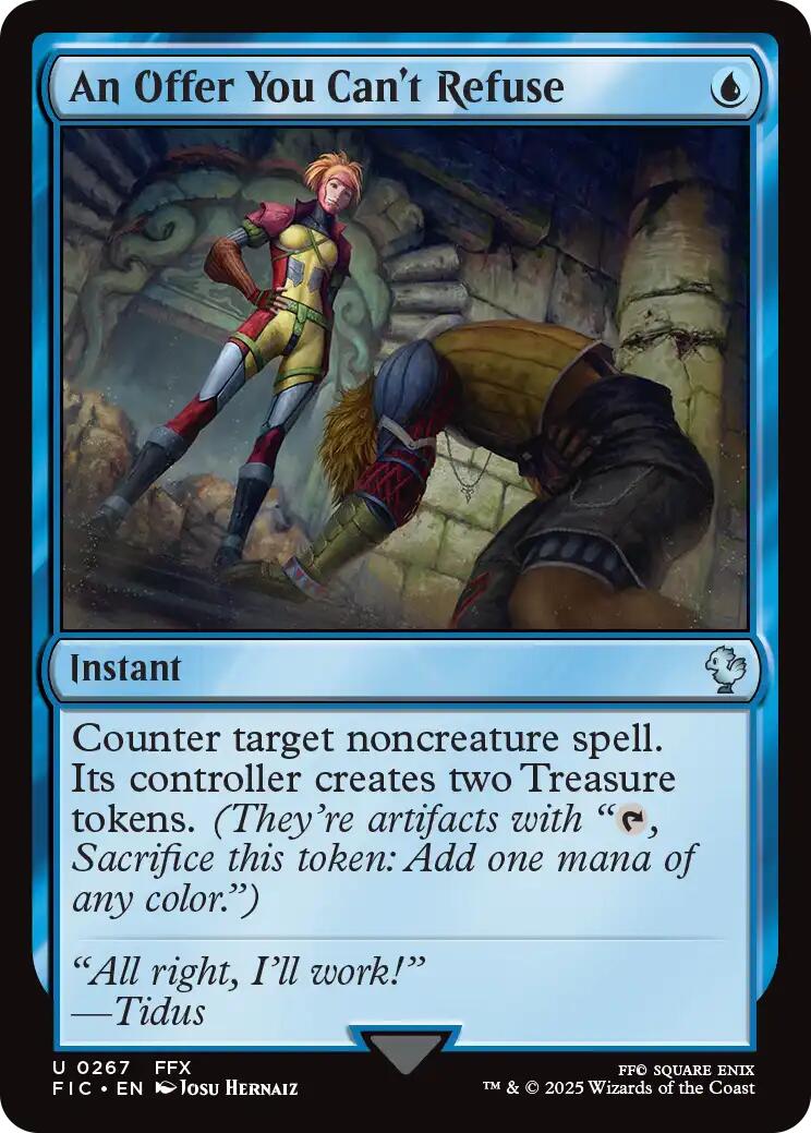 An Offer You Can't Refuse (Surge Foil) [FINAL FANTASY Commander] | Anubis Games and Hobby