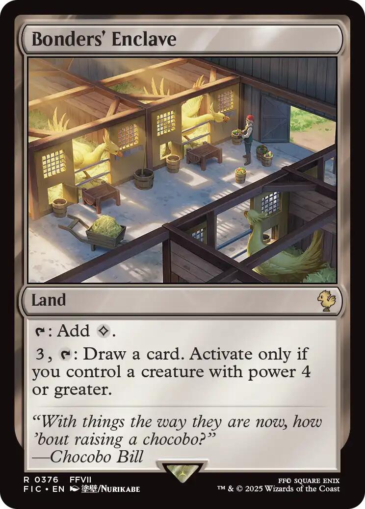Bonders' Enclave (Surge Foil) [FINAL FANTASY Commander] | Anubis Games and Hobby