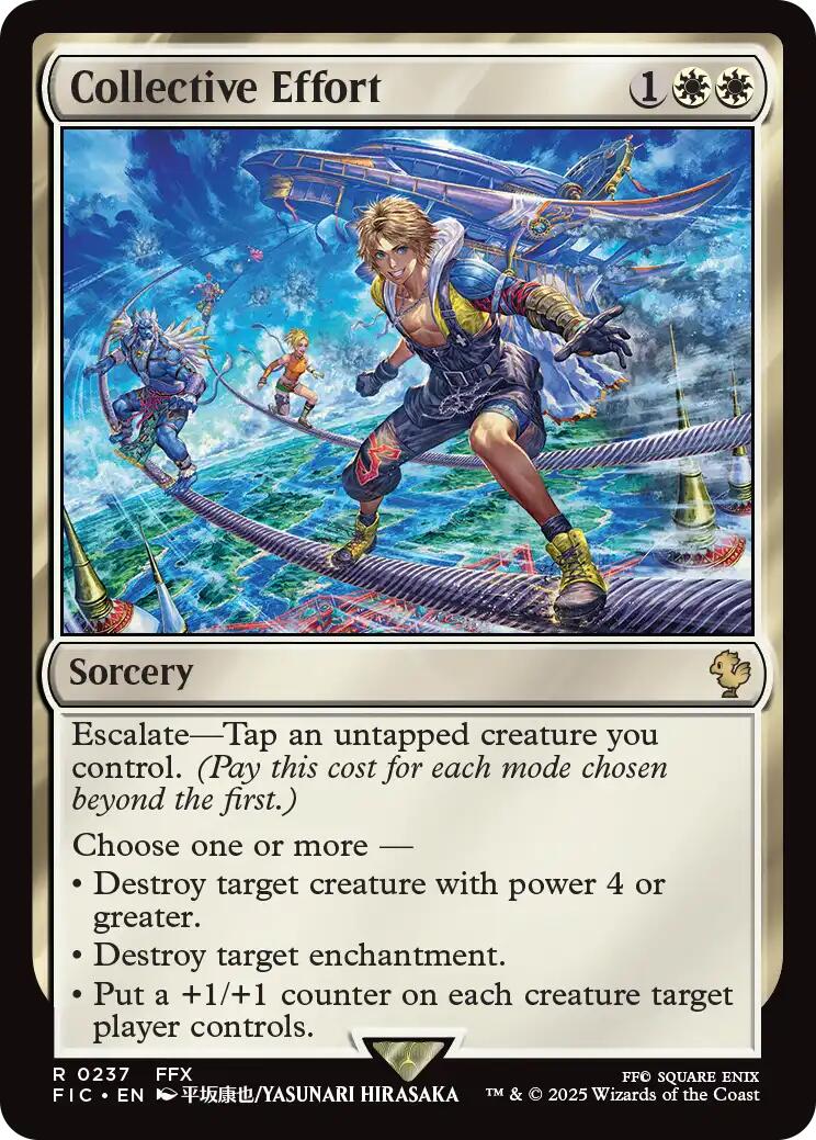 Collective Effort (Surge Foil) [FINAL FANTASY Commander] | Anubis Games and Hobby