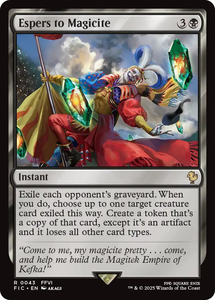 Espers to Magicite (Surge Foil) [FINAL FANTASY Commander] | Anubis Games and Hobby