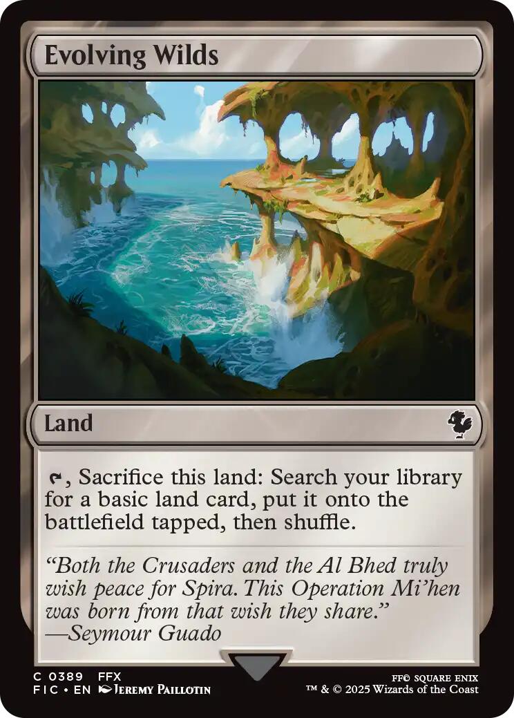 Evolving Wilds (Surge Foil) [FINAL FANTASY Commander] | Anubis Games and Hobby