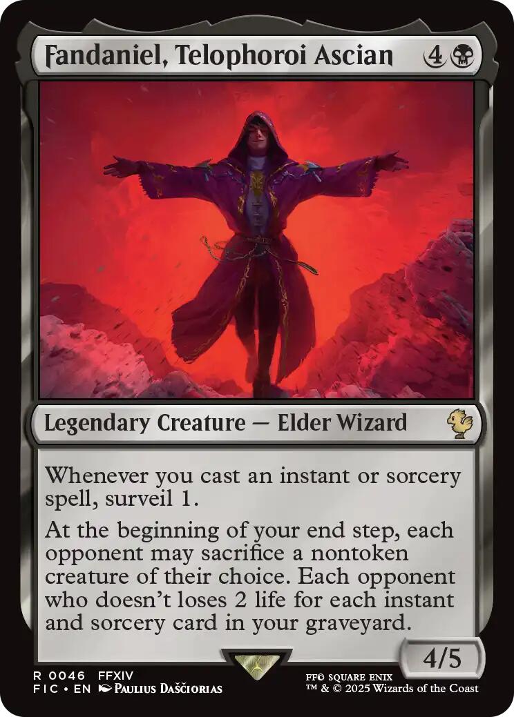 Fandaniel, Telophoroi Ascian (Surge Foil) [FINAL FANTASY Commander] | Anubis Games and Hobby