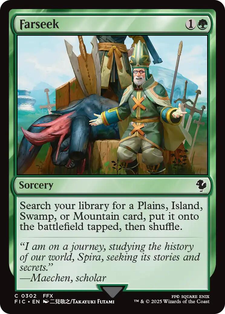 Farseek (Surge Foil) [FINAL FANTASY Commander] | Anubis Games and Hobby