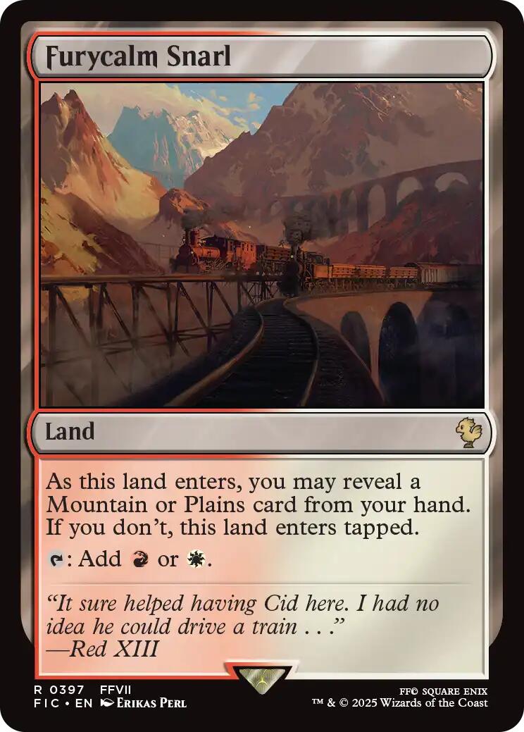 Furycalm Snarl (Surge Foil) [FINAL FANTASY Commander] | Anubis Games and Hobby