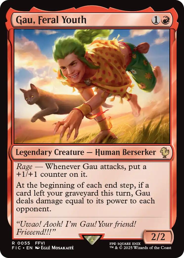 Gau, Feral Youth (Surge Foil) [FINAL FANTASY Commander] | Anubis Games and Hobby