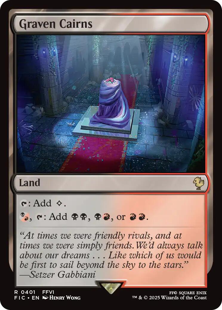 Graven Cairns (Surge Foil) [FINAL FANTASY Commander] | Anubis Games and Hobby