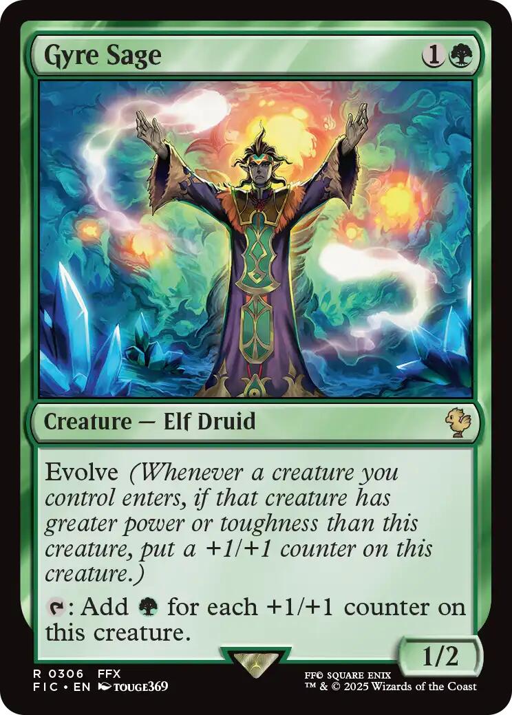 Gyre Sage (Surge Foil) [FINAL FANTASY Commander] | Anubis Games and Hobby