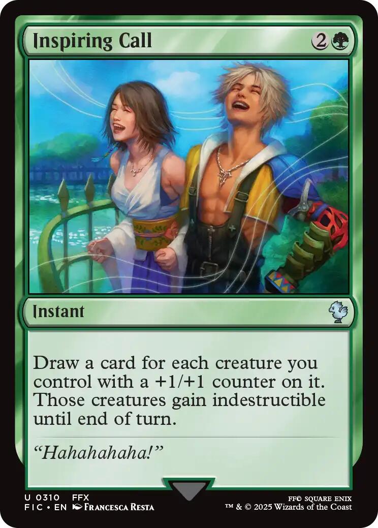 Inspiring Call (Surge Foil) [FINAL FANTASY Commander] | Anubis Games and Hobby