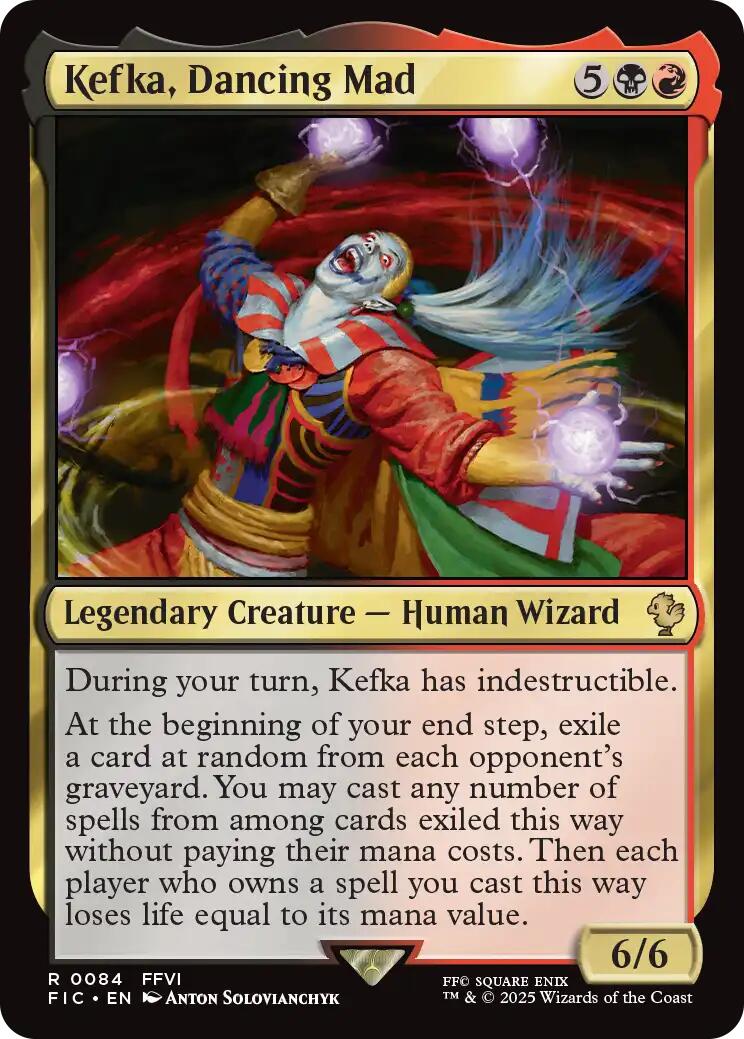 Kefka, Dancing Mad (Surge Foil) [FINAL FANTASY Commander] | Anubis Games and Hobby