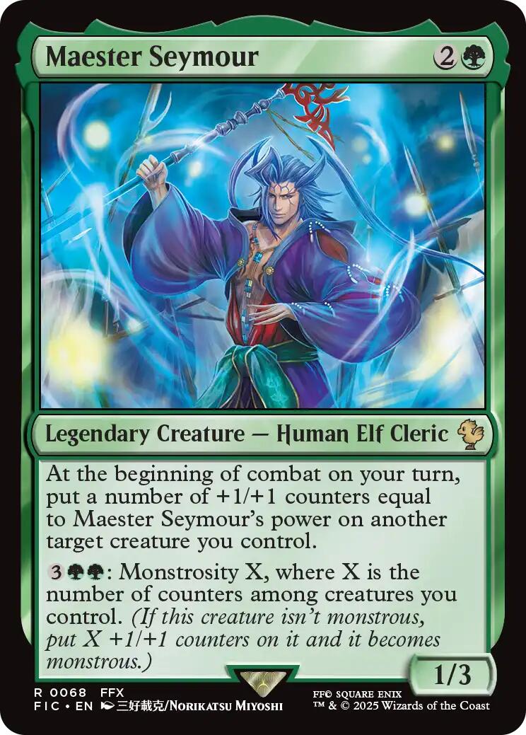 Maester Seymour (Surge Foil) [FINAL FANTASY Commander] | Anubis Games and Hobby