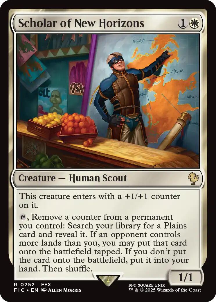 Scholar of New Horizons (Surge Foil) [FINAL FANTASY Commander] | Anubis Games and Hobby