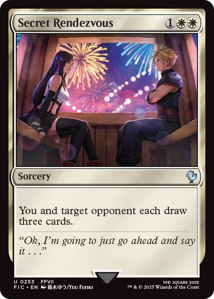 Secret Rendezvous (0253) (Surge Foil) [FINAL FANTASY Commander] | Anubis Games and Hobby