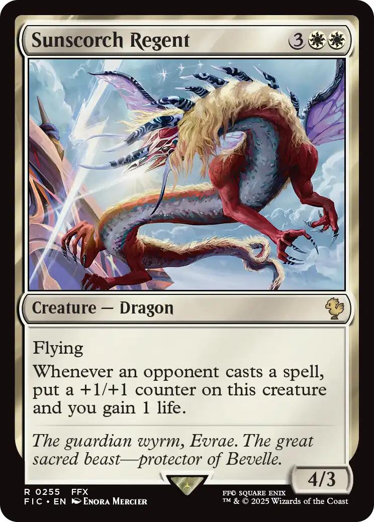 Sunscorch Regent (Surge Foil) [FINAL FANTASY Commander] | Anubis Games and Hobby