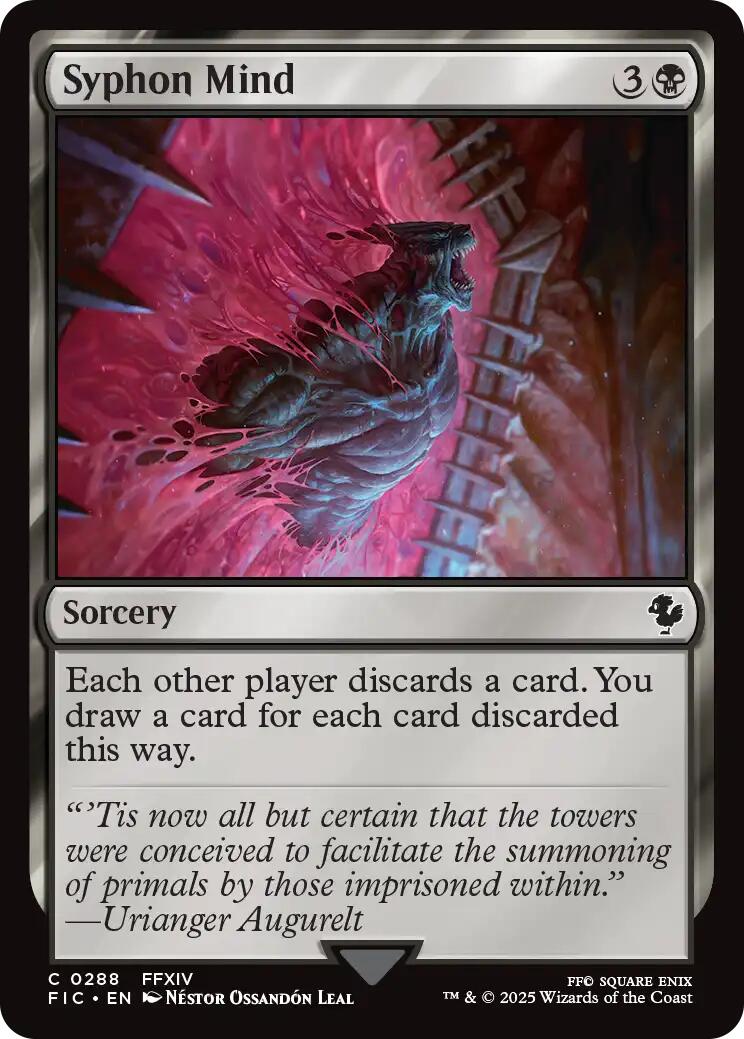 Syphon Mind (Surge Foil) [FINAL FANTASY Commander] | Anubis Games and Hobby