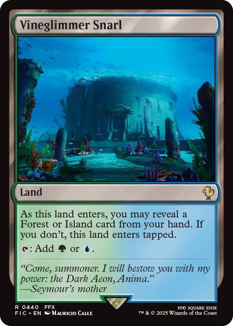 Vineglimmer Snarl (Surge Foil) [FINAL FANTASY Commander] | Anubis Games and Hobby