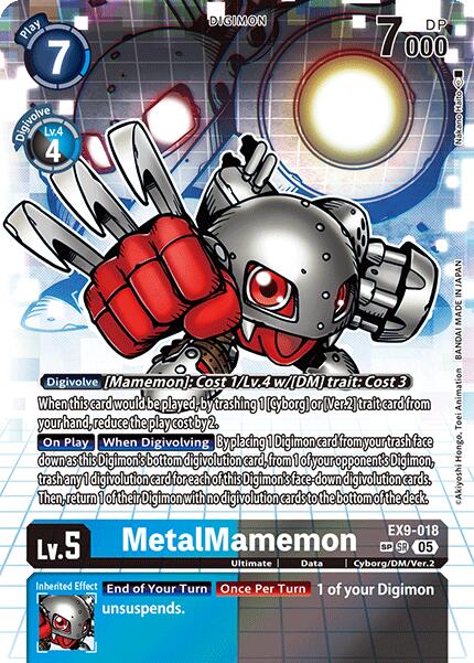 MetalMamemon [EX9-018] (SP) [Versus Monsters] | Anubis Games and Hobby