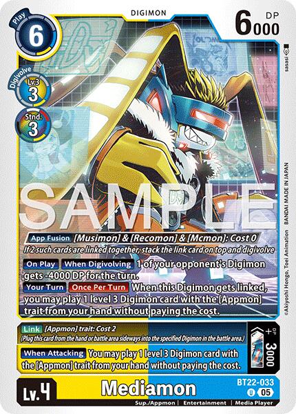 Mediamon [BT22-033] [Cyber Eden] | Anubis Games and Hobby
