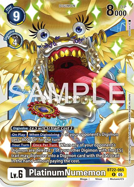 PlatinumNumemon [BT22-065] [Cyber Eden] | Anubis Games and Hobby