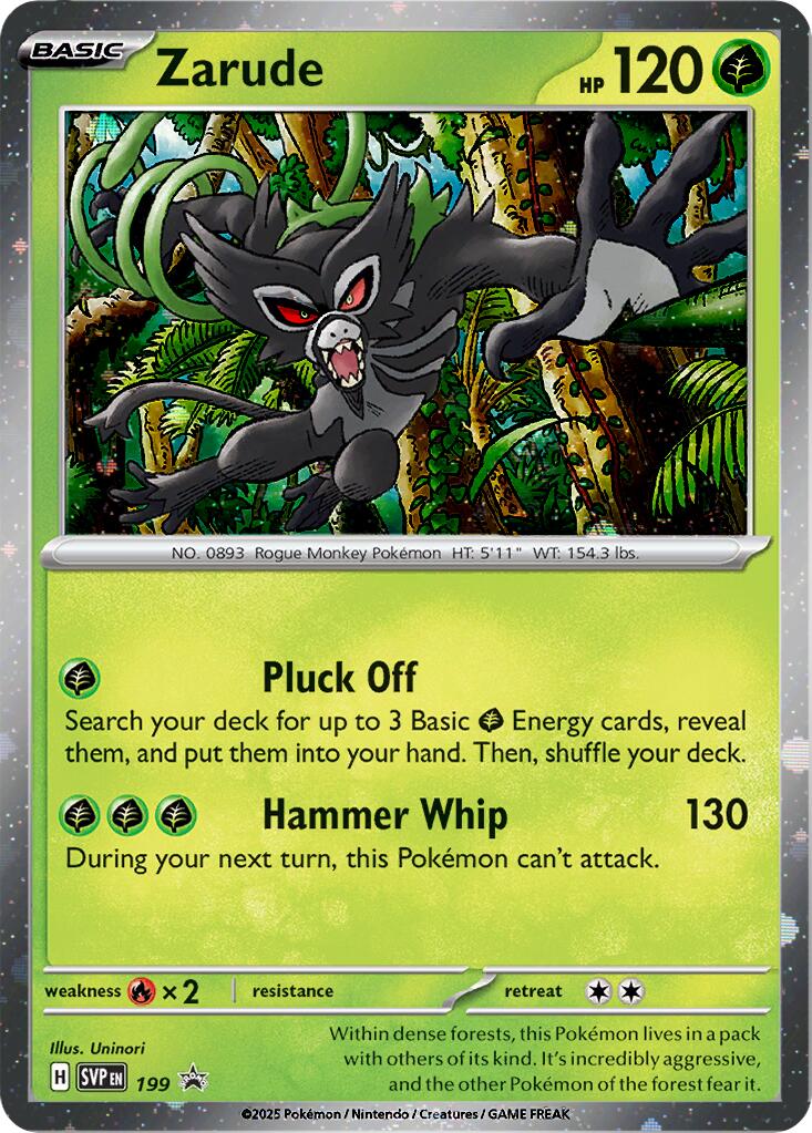 Zarude (199) (Cosmos Holo) [Scarlet & Violet: Black Star Promos] | Anubis Games and Hobby