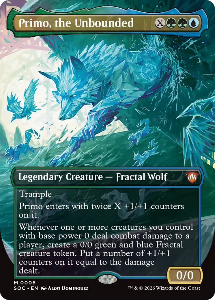 Primo, the Unbounded (Borderless) [Secrets of Strixhaven Commander] | Anubis Games and Hobby