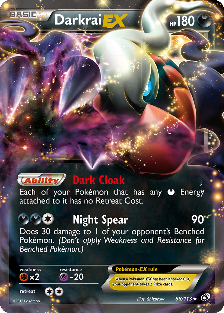Darkrai EX (88/113) [Black & White: Legendary Treasures] | Anubis Games and Hobby