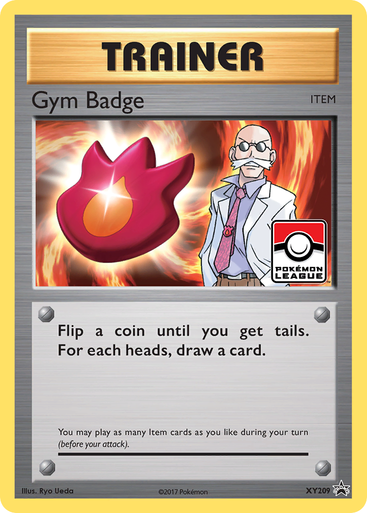 Gym Badge (XY209) (Blaine) [XY: Black Star Promos] | Anubis Games and Hobby