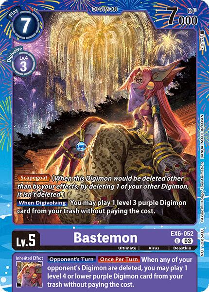 Bastemon [EX6-052] (Regulation Battle Vol. 2) [Promotional Cards] | Anubis Games and Hobby