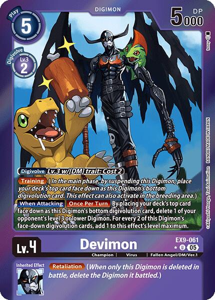 Devimon [EX9-061] (Limited Foil) [Versus Monsters] | Anubis Games and Hobby