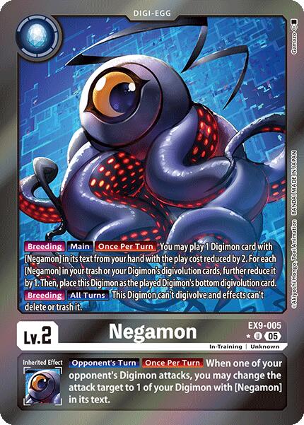 Negamon [EX9-005] (Limited Foil) [Versus Monsters] | Anubis Games and Hobby