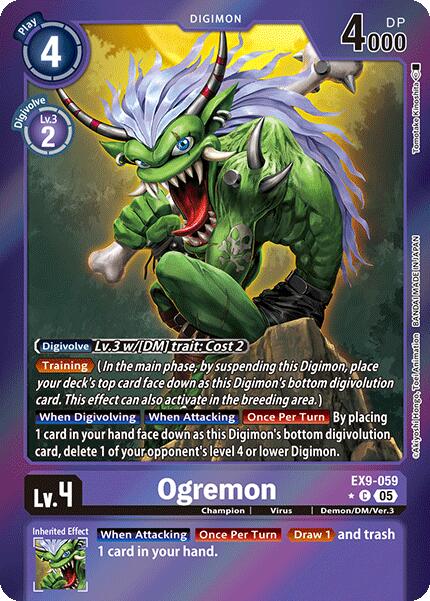 Ogremon [EX9-059] (Limited Foil) [Versus Monsters] | Anubis Games and Hobby