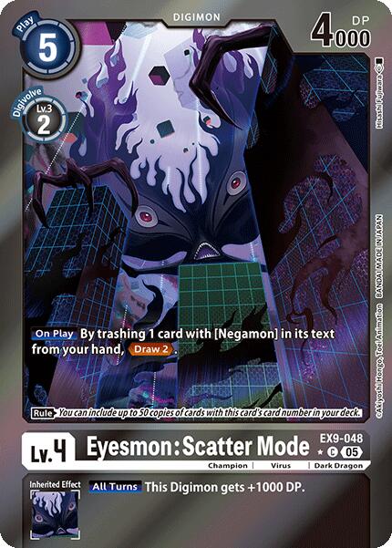 Eyesmon: Scatter Mode [EX9-048] (Limited Foil) [Versus Monsters] | Anubis Games and Hobby