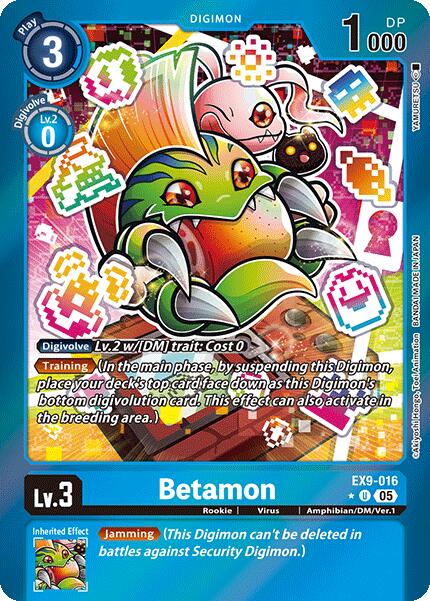 Betamon [EX9-016] (Limited Foil) [Versus Monsters] | Anubis Games and Hobby