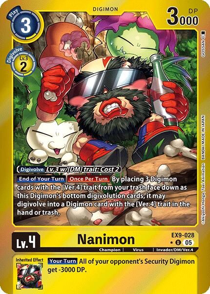 Nanimon [EX9-028] (Limited Foil) [Versus Monsters] | Anubis Games and Hobby