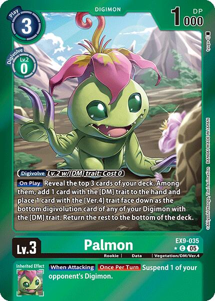 Palmon [EX9-035] (Limited Foil) [Versus Monsters] | Anubis Games and Hobby