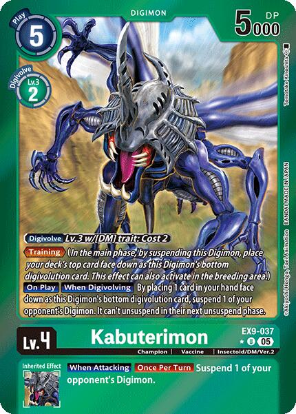 Kabuterimon [EX9-037] (Limited Foil) [Versus Monsters] | Anubis Games and Hobby