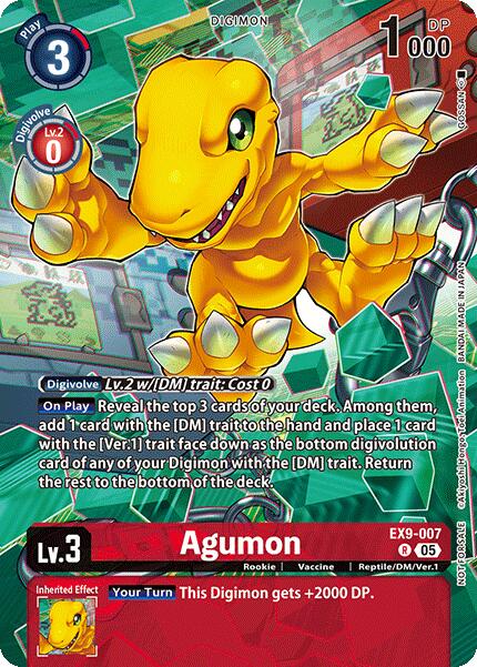 Agumon [EX9-007] (Digital Monster Day Commemoration Event Participant) [Promotional Cards] | Anubis Games and Hobby