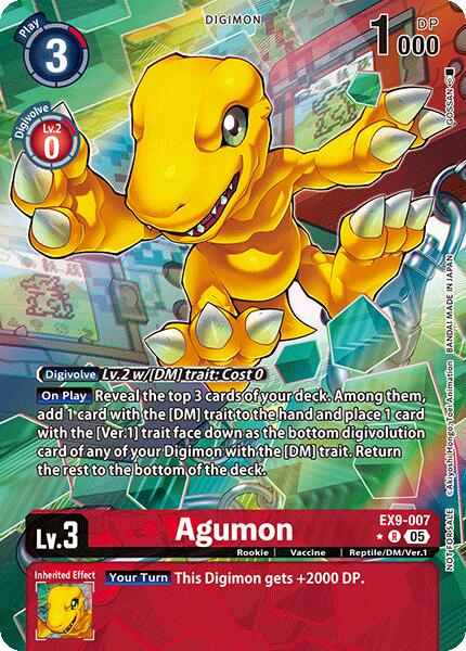 Agumon [EX9-007] (Digital Monster Day Commemoration Event Winner) [Promotional Cards] | Anubis Games and Hobby
