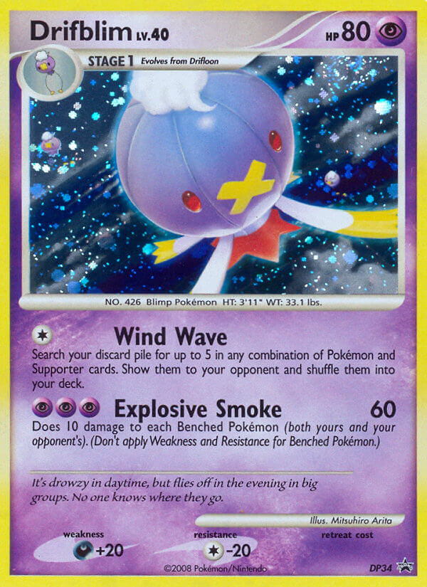 Drifblim (DP34) [Diamond & Pearl: Black Star Promos] | Anubis Games and Hobby