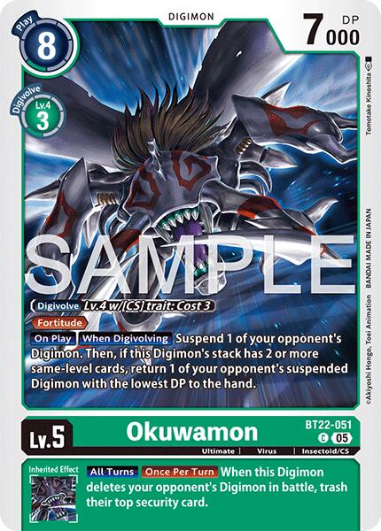 Okuwamon [BT22-051] [Cyber Eden] | Anubis Games and Hobby